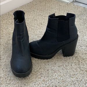 Chunky ankle boots